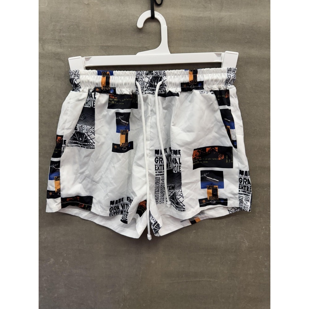 Made Extreme Shorts Mens Medium Gravitational Wormhole Space Graphic Novelty